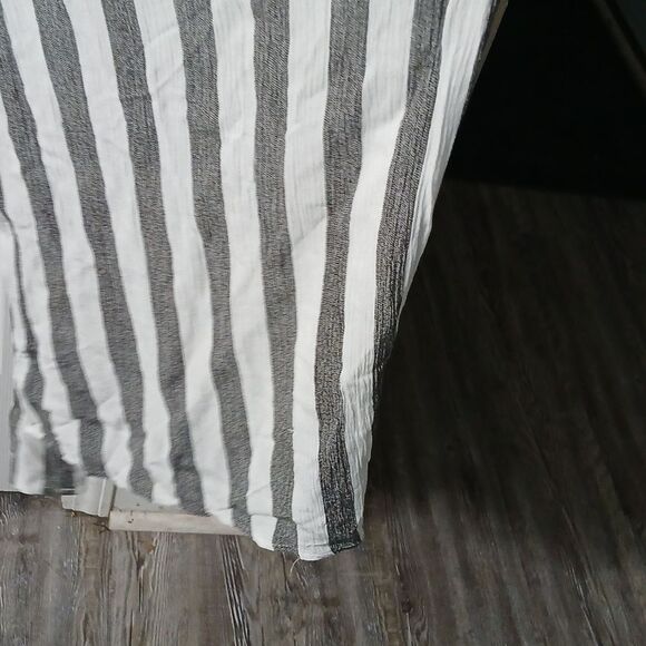 LA Charme U strapless gray white wide leg jumpsuit  Sz S EUC - Picture 5 of 7